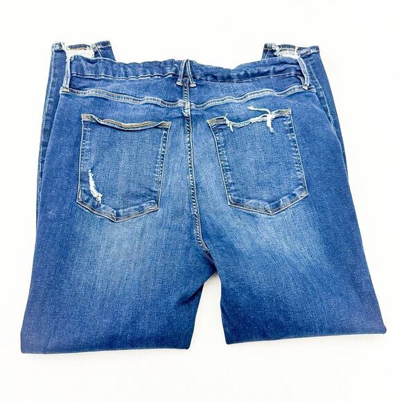 Good American Good Waist Blue309 GW067T Dark Wash Denim Jeans Size 20 - Picture 5 of 8